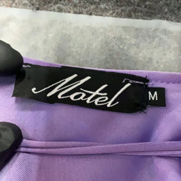 MOTEL Finn mini dress in Mermaid Disc Sequin size M - Picture 8 of 12